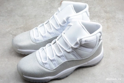 11 WHITE METALLIC SILVER - JORDAN RETRO 0719